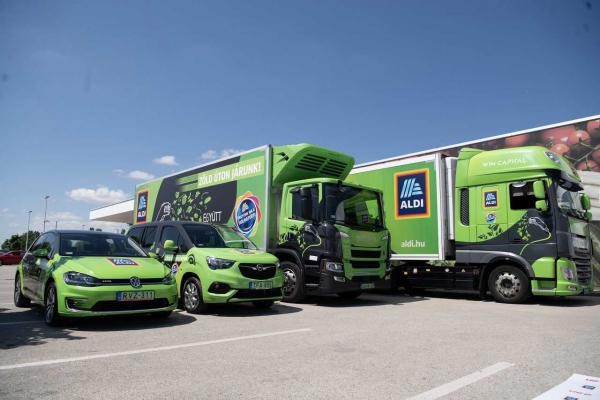 Aldi has launched its second all-electric truck