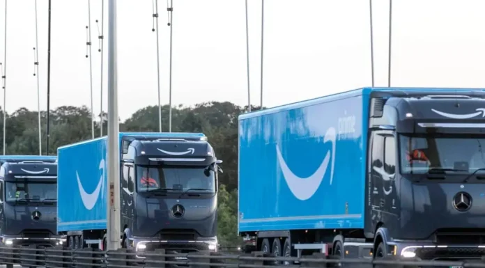 Az Amazon hatalmas elektromos flottát indít Nagy-Britanniában