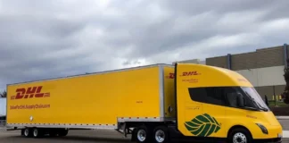 A DHL átvette az első Tesla Semi e-kamionját Kaliforniában